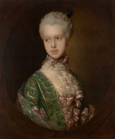 Elizabeth Wrottesley, spätere Herzogin von Grafton von Thomas Gainsborough